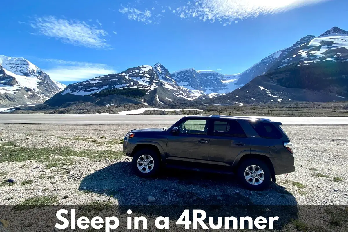 Can You Sleep In A Toyota 4Runner